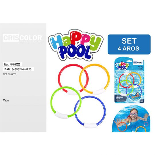 HAPPY POOL AROS 4UDS