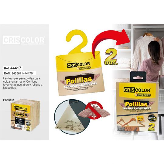 TRAMPA POLILLAS CON COLGADOR