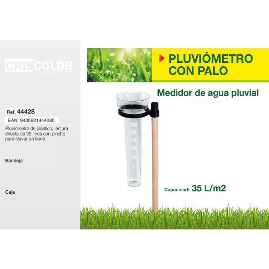 PLUVIOMETRO EN PALO