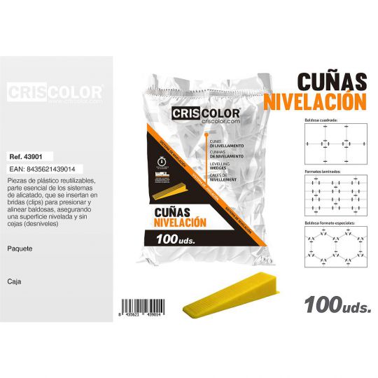 CUÑAS NIVELACIÓN 100UDS.