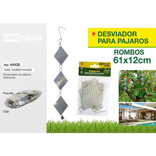 DESVIADOR PARA PAJAROS ROMBOS