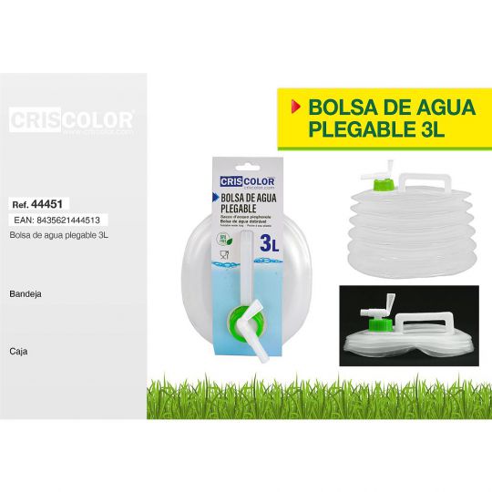 BOLSA DE AGUA PLEGABLE 3L