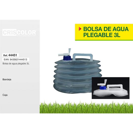 BOLSA DE AGUA PLEGABLE 3L