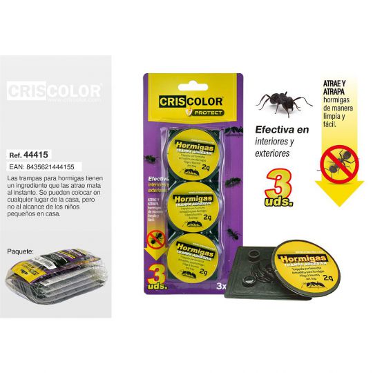 TRAMPA HORMIGAS 3UDS.