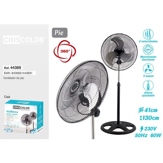 VENTILADOR PIE MALLORCA NºRII-AEE: 8813