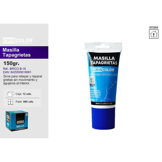 BRICO MASILLA TAPAGRIETAS 150G (Caja de 12Und).