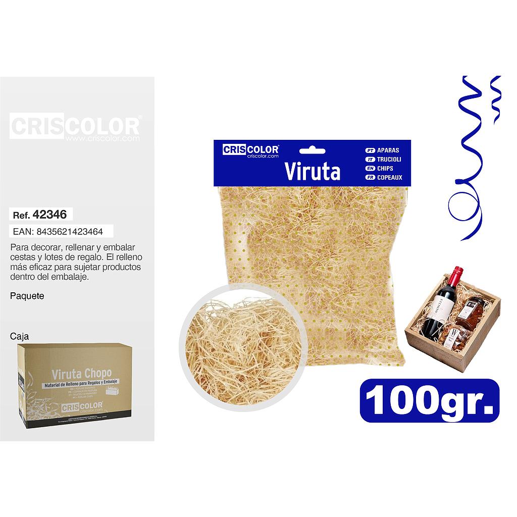 VIRUTA CHOPO 100G (Caja 12Und).