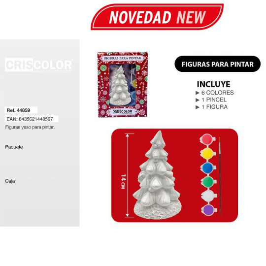 FIGURA NAVIDAD ARBOL 14CM