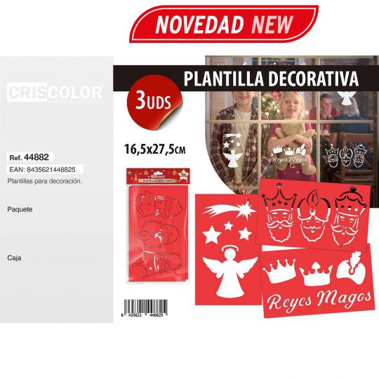 PLANTILLAS REYES MAGOS 3UDS
