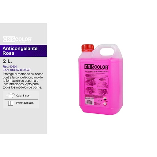 [40904] ANTICONGELANTE ROSA 2 LITROS