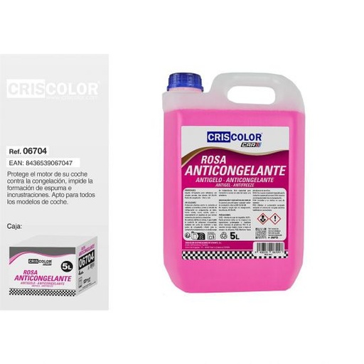 [06704] ANTICONGELANTE ROSA 5 LITROS