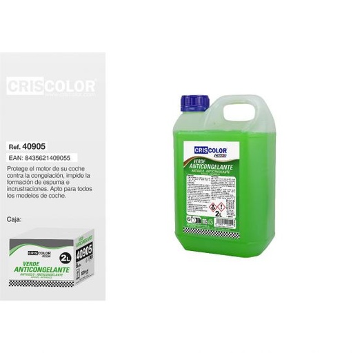 [40905] ANTICONGELANTE VERDE 2 LITROS