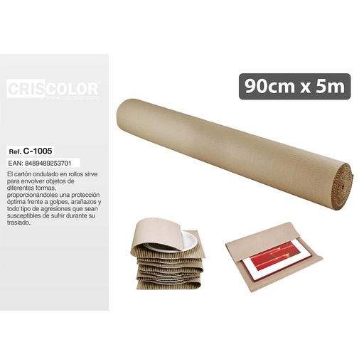 [C-1005] CARTON ONDULADO 90CMX5M (Precio Unitario)
