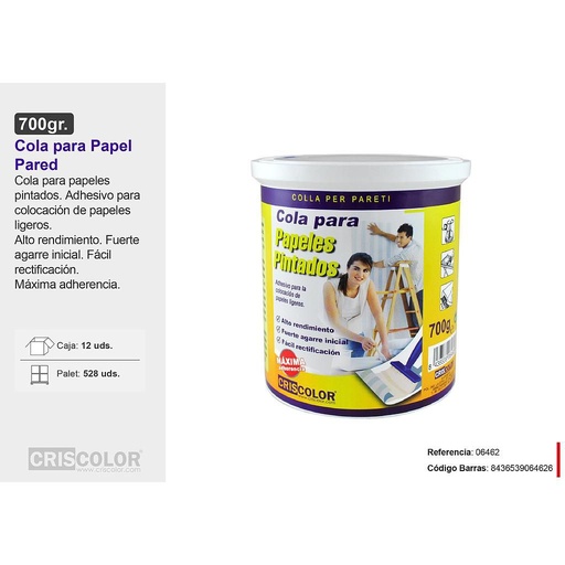 [06462] COLA PARA PAPEL PINTADO 700G