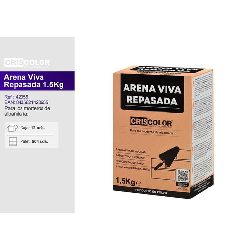 [42055] ECOBRICO ARENA VIVA REPASADA 1.5KG