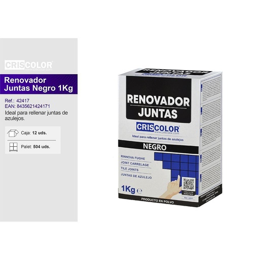 [42417] ECOBRICO RENOVADOR JUNTAS NEGRO 1KG