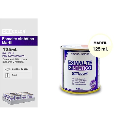 [06810] ESMALTE SINTETICO MARFIL 125ML