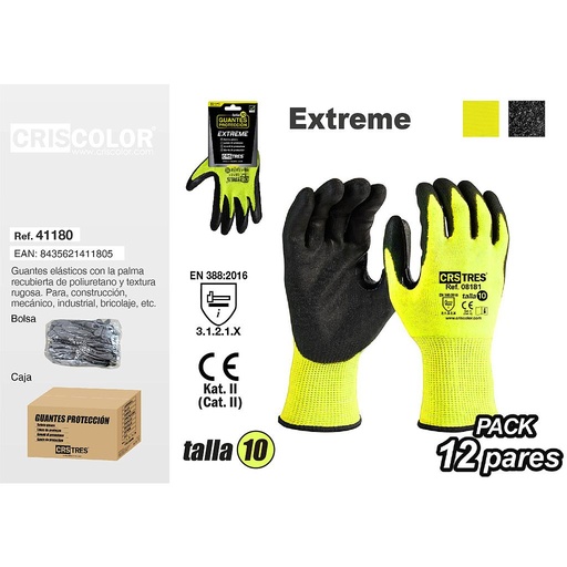 [41180] GUANTES PROTECCION EXTREME TALLA 10