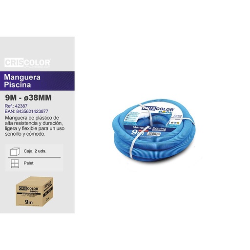 [42387] MANGUERA PISCINA 9M