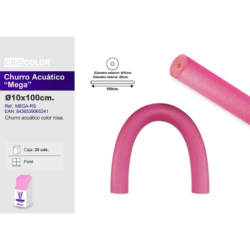 [MEGA-RS] MEGA CHURRO ROSA 100CM