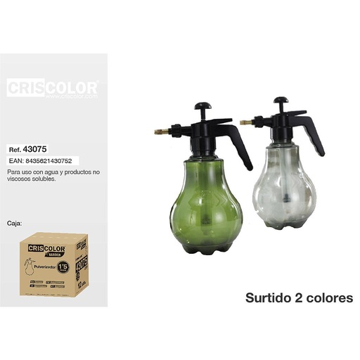[43075] PULVERIZADOR REDONDO 1,5L (Precio Unitario)