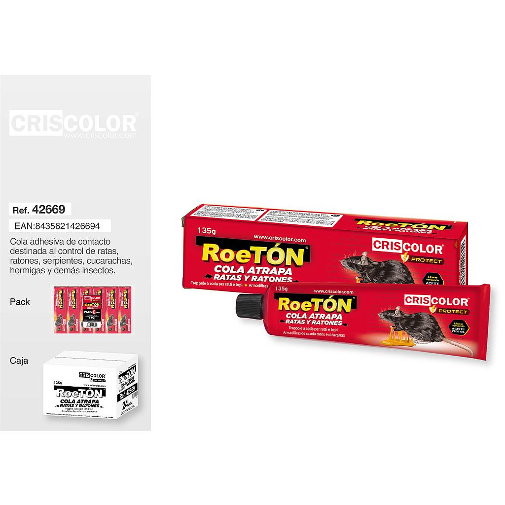 ROETON COLA PARA RATA Y RATONES 125G | VENTA ONLINE CRISCOLOR