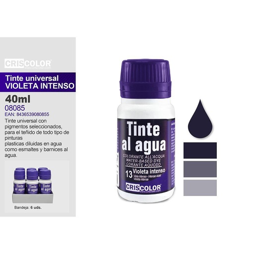 [08085] TINTE UNIVERSAL VIOLETA INTENSO 40ML