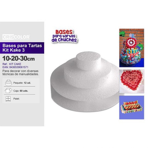 [KIT CAKE] KIT CAKE CIRCULAR 3 (Precio Kit 3)