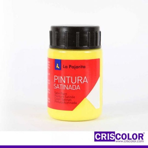 [110922-L01] PINTURA SATINADA LA PAJARITA AMARILLO LIMON L-01 35ML (Precio Unitario)