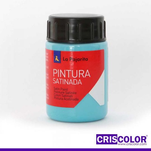 [169422-L35] PINTURA SATINADA LA PAJARITA TURQUESA L-35 35ML (Precio Unitario)