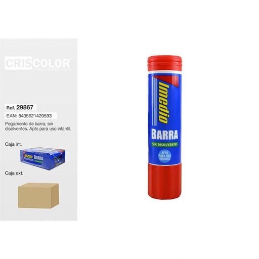 [29867] PEGAMENTO IMEDIO UHU BARRA 21GR