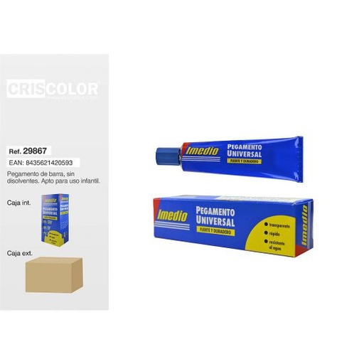[6304633] PEGAMENTO IMEDIO UHU UNIVERSAL SBX 35ML