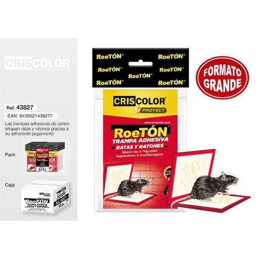 [43827] ROETON TRAMPA LIBRO RATAS GRANDE