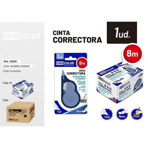 [43925] CINTA CORRECTORA 5MMX8M