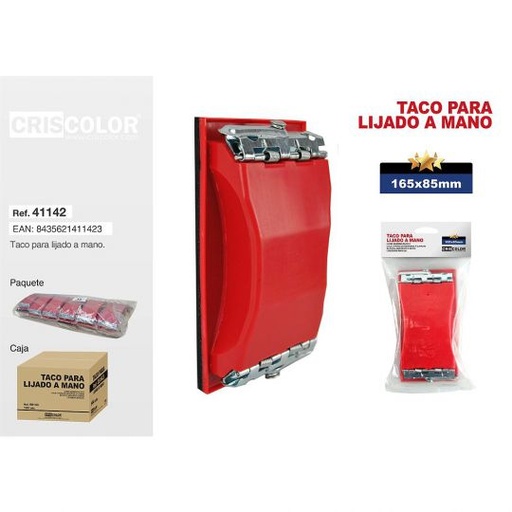 [41142] TACO LIJADO MANUAL 165X85MM