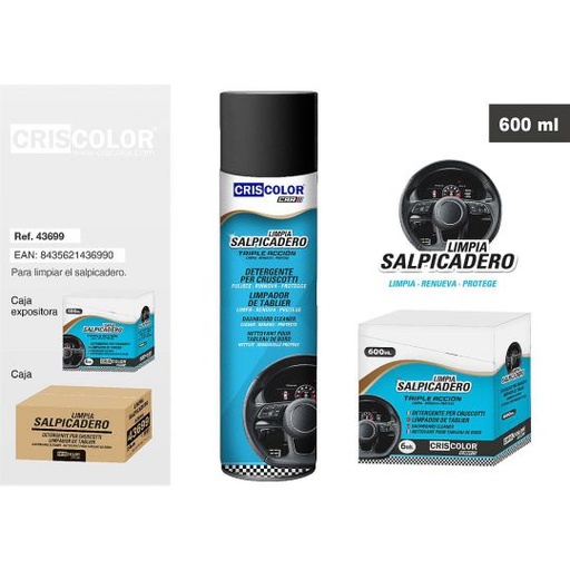 [43699] LIMPIA SALPICADERO 600ML
