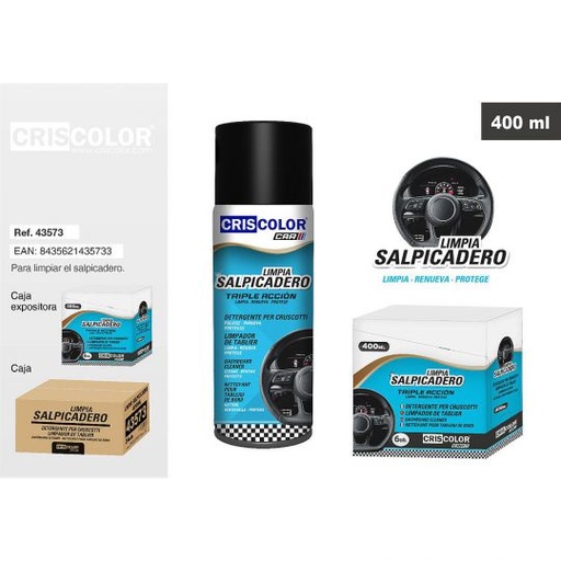 [43573] LIMPIA SALPICADERO 400ML