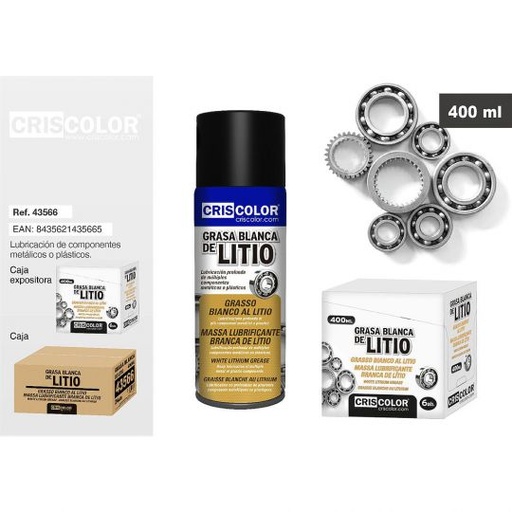 [43566] GRASA BLANCA DE LITIO 400ML