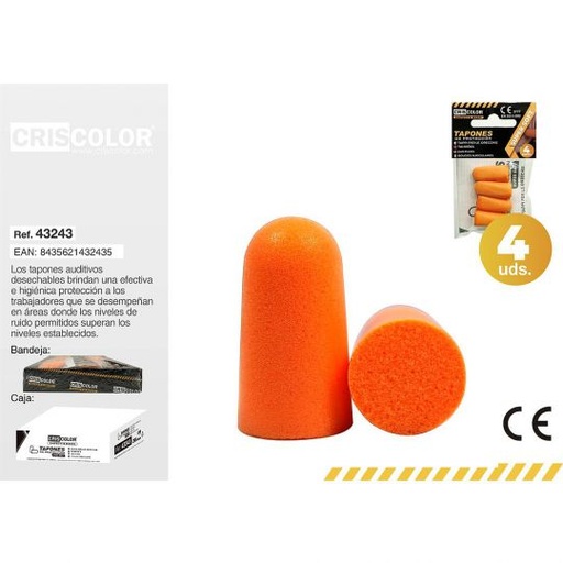 [43243] TAPONES SUPER SOFT PACK 4UDS.