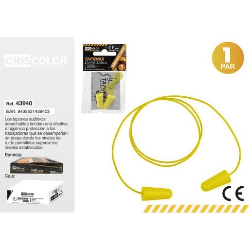 [43940] TAPONES SUPER SOFT CORDON 1 PAR