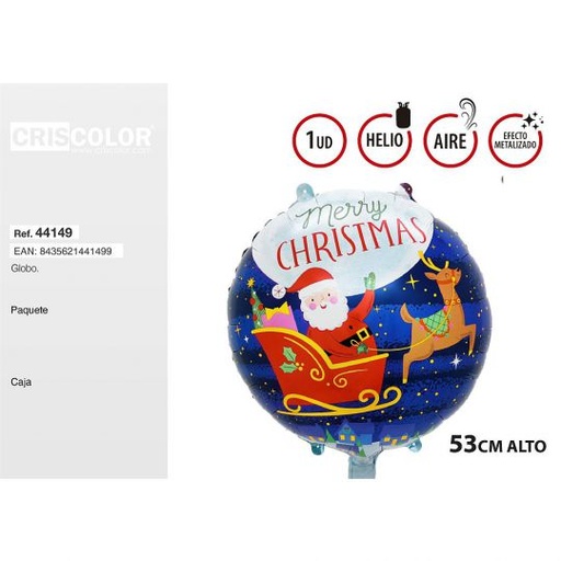 [44149] GLOBO REDONDO TRINEO 53CM