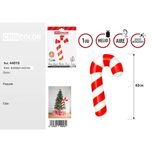 [44016] GLOBO FORMA CARAMELO 62CM