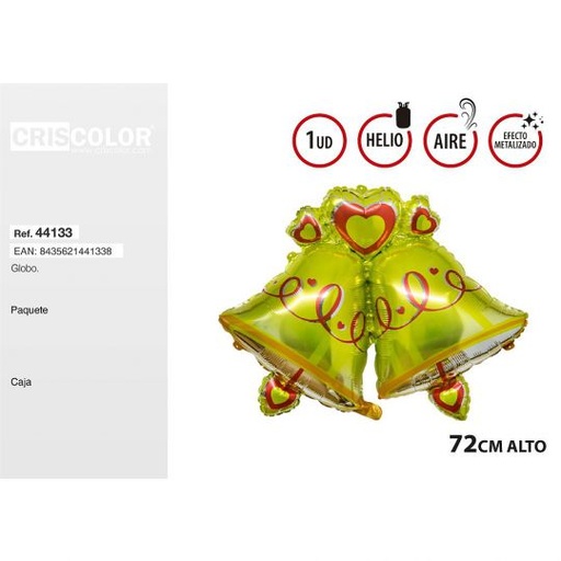 [44133] GLOBO CAMPANAS 72CM