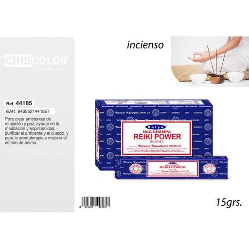 [44185] SATYA VFM SERIE: REIKI POWER 15grs (Precio Unitario)