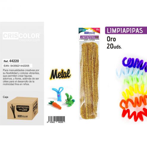 [44220] LIMPIAPIPAS ORO 20UDS