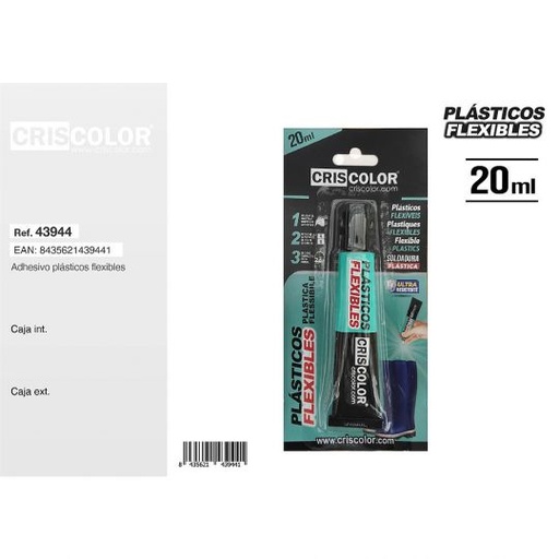 [43944] ADHESIVO PLASTICOS FLEXIBLES 20ML