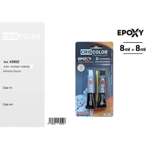 [43952] EPOXY 2 COMPONENTES 8G+8G