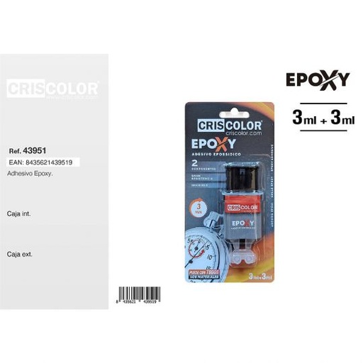 [43951] EPOXY GLUE 2 COMPONENTES 3G+3G