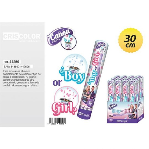 [44259] CAÑON FIESTA BOY OR GIRL 30CM