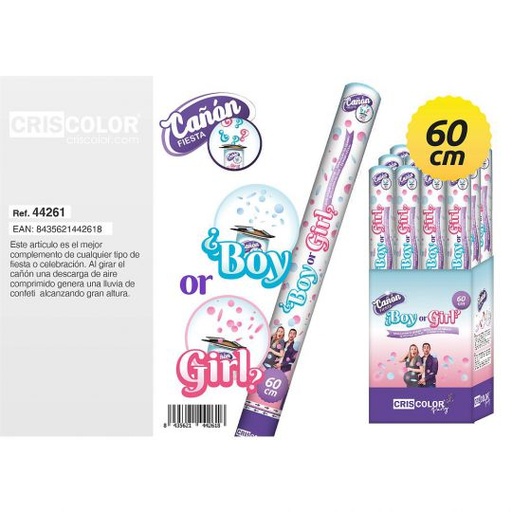 [44261] CAÑON FIESTA BOY OR GIRL 60CM